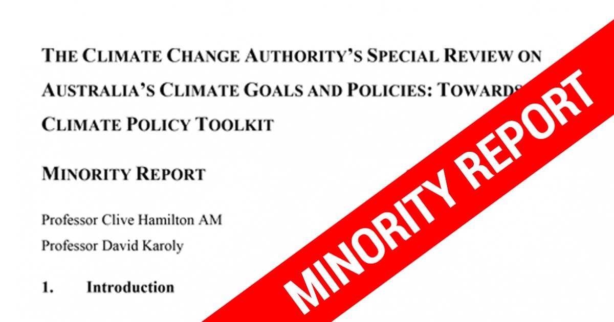 minority report book summary climate change authority special review minority report minority report book summary climate change authority special review minority report