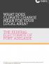 What does climate change mean for your local area?