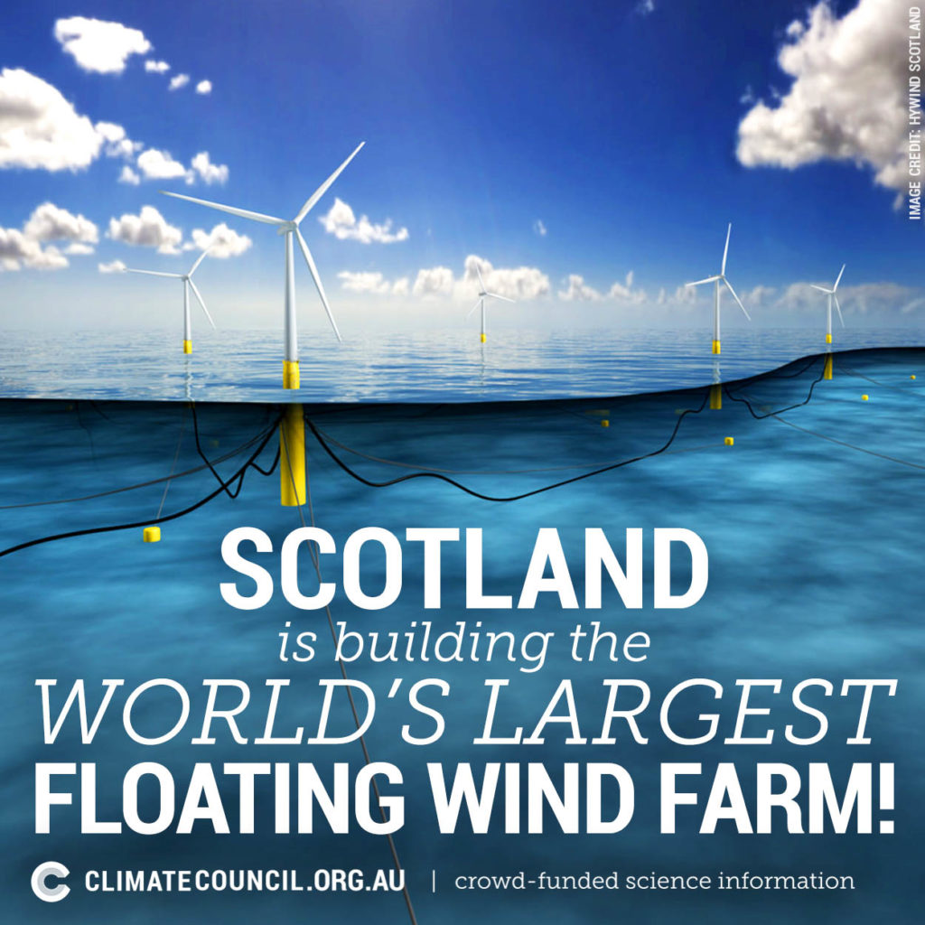 Scotland floating wind farm