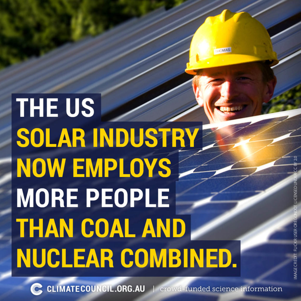 US renewable energy jobs