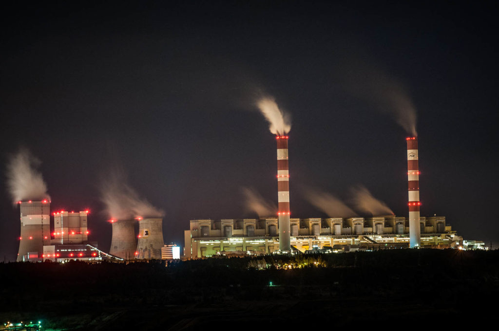 coal station in poland