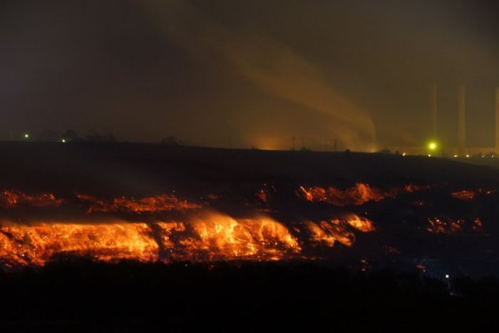 hazelwood mine fire