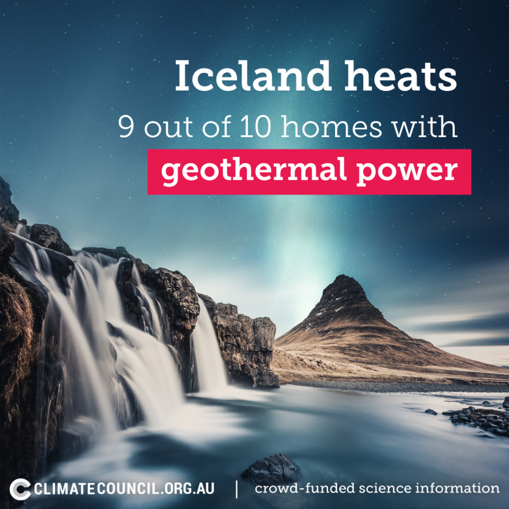 Iceland heats 9 out of 10 homes with Geothermal power