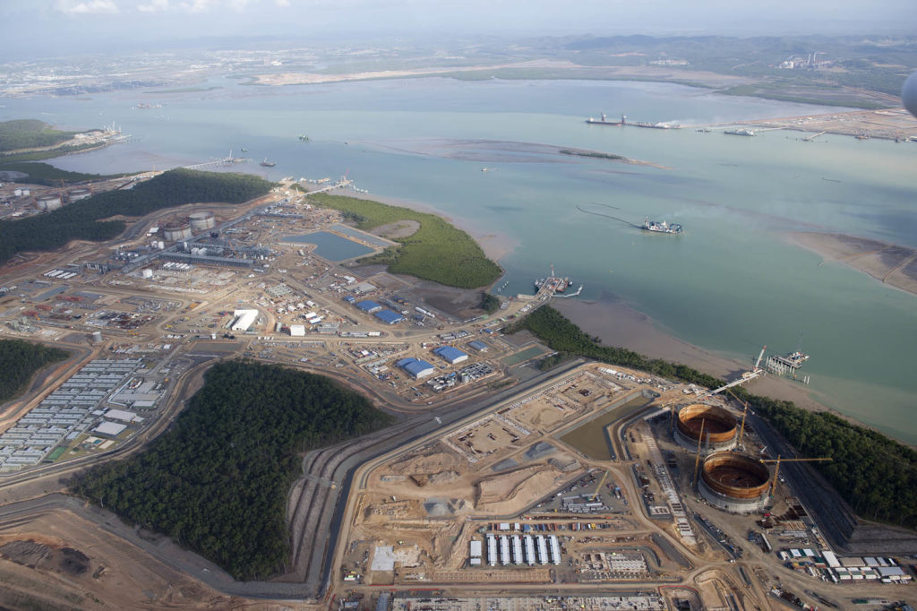 LNG gas station in Gladstone, QLD