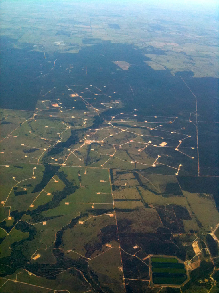 Gas field in Tara, Queensland Australia