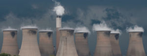A photo of coal power stations