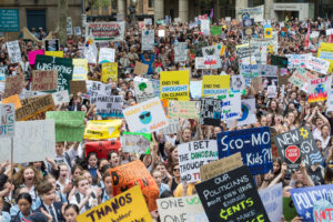 A photo of School strike for Climate in Sydney