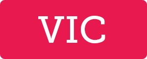 VIC button, with white text on a pink rectangle