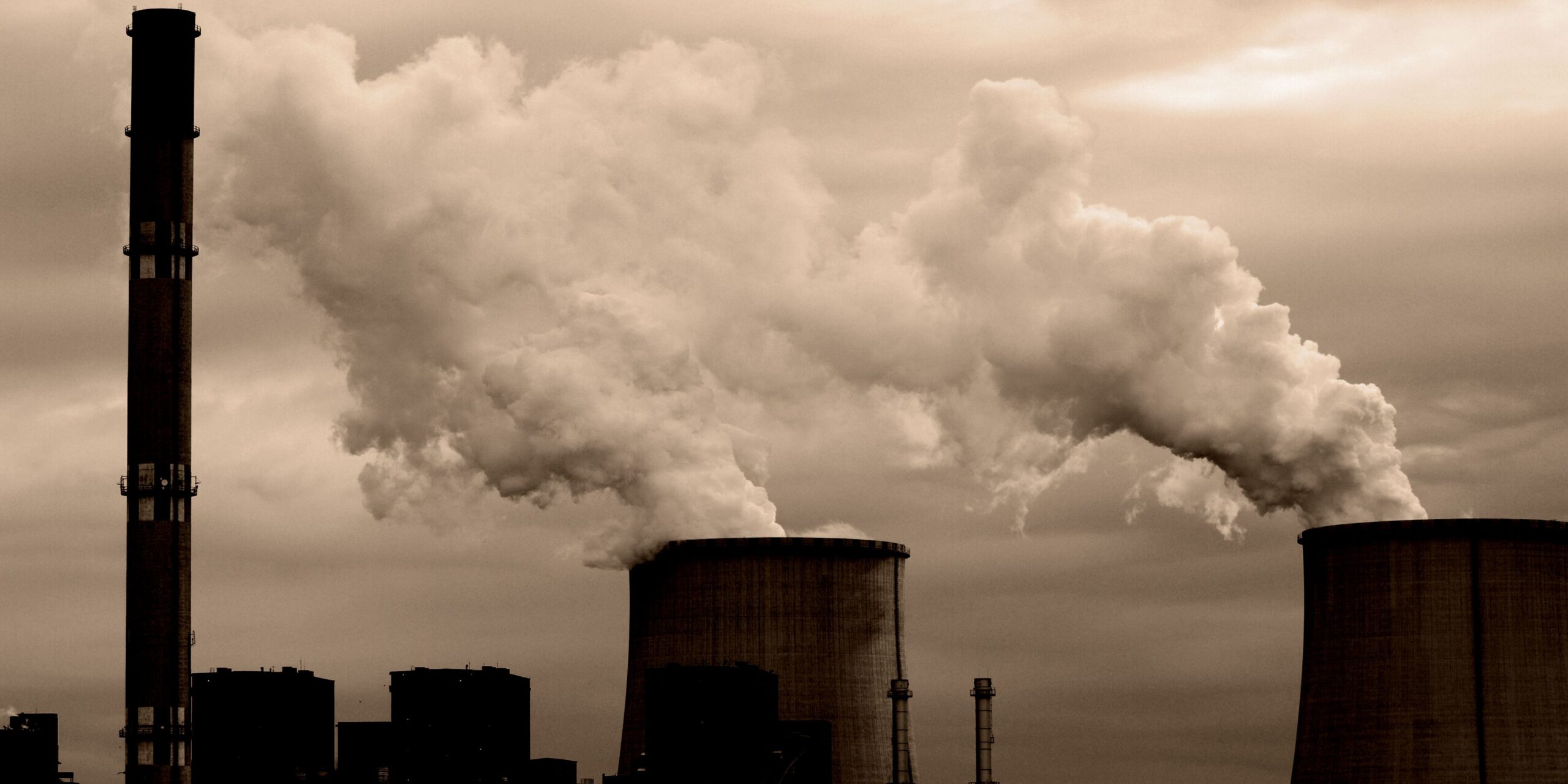 polluting coal stacks